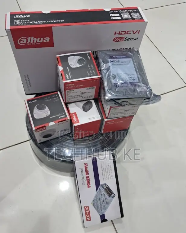 Dahua 4 CCTV Security Cameras 4 Channel Kit DVR