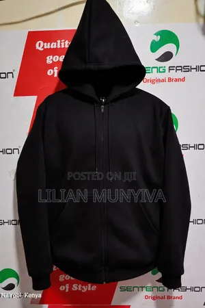 Plain Hoodies With Zipper