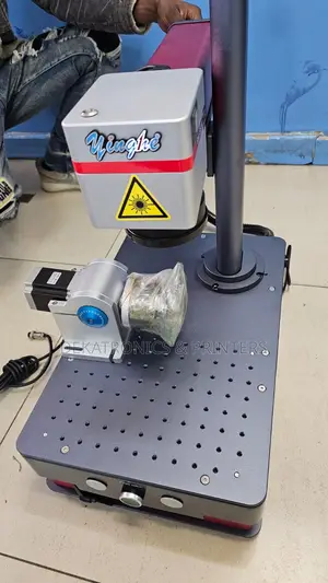Yinghe 20watts Desktop Laser Marking Machine With Bottle Rotary