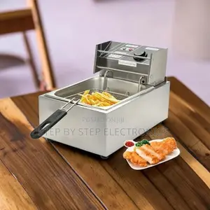 Hassle-Free 4l/6l/10l Electric Single Tank Stainless Steel Deep Fryer