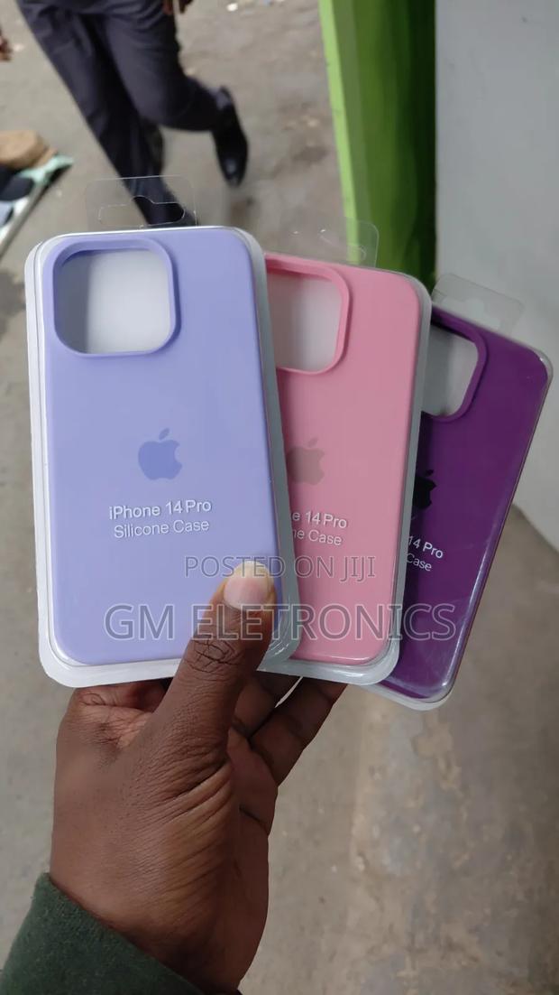 iPhone 14 Pro Silicone Back Case- Different Colours Available. - main view