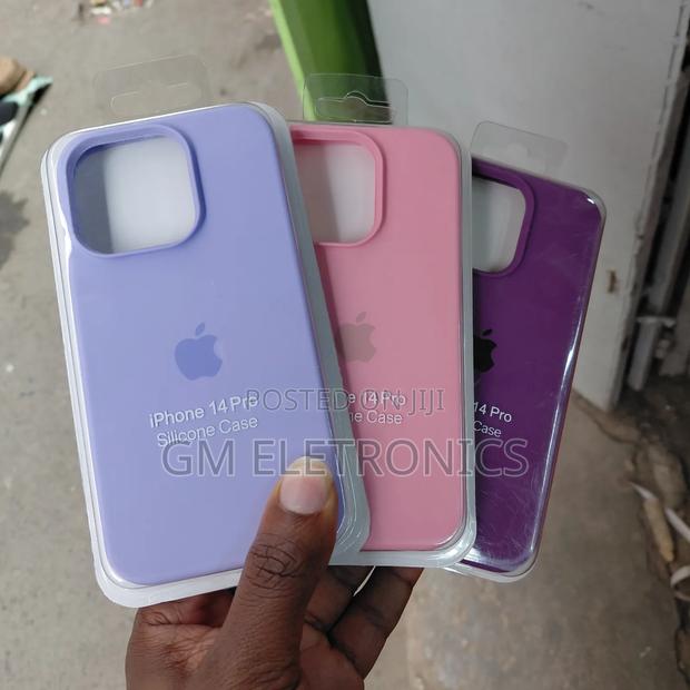 iPhone 14 Pro Silicone Back Case- Different Colours Available. - thumbnail 2