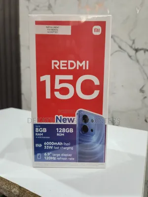 New Xiaomi Redmi 15C 4G 256 GB Black