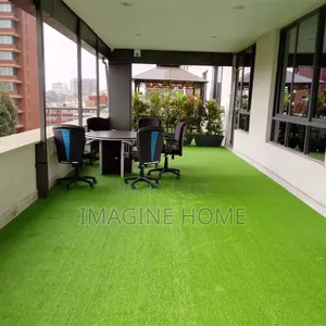 Outdoors Space With Artificial Grass Carpet