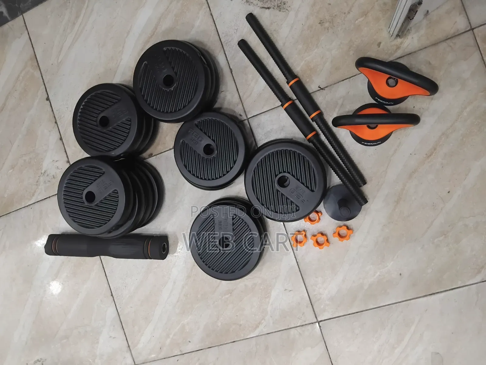 6-in-1 Adjustable Kettlebells 50kg Set