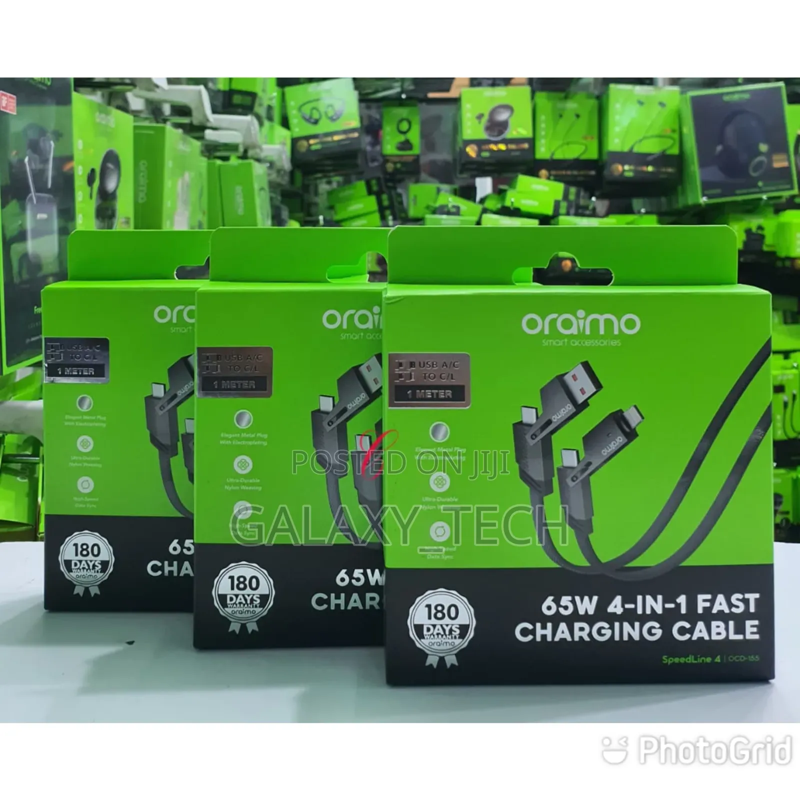 65W 4-in-1 Fast Charging Data Cable