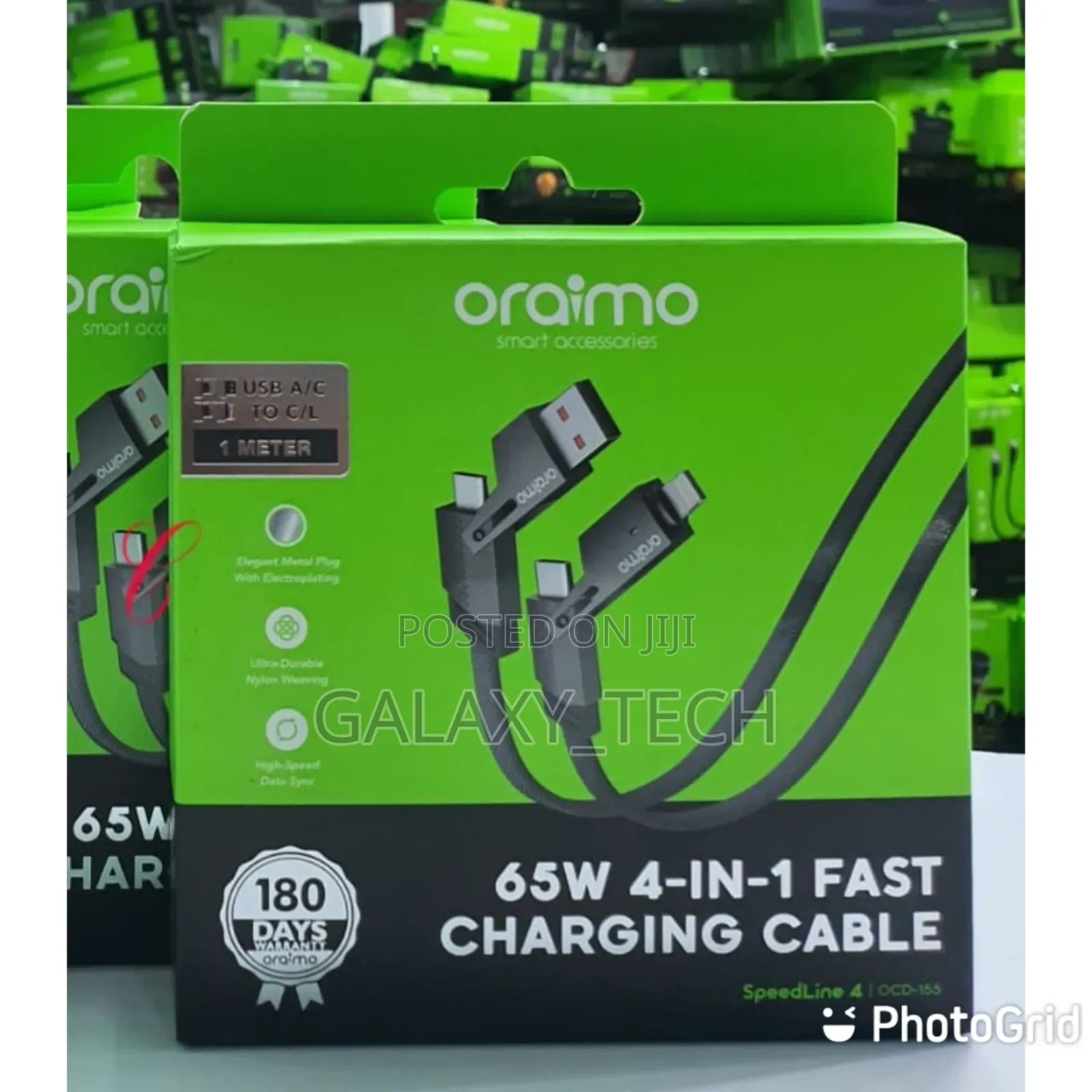 65W 4-in-1 Fast Charging Data Cable