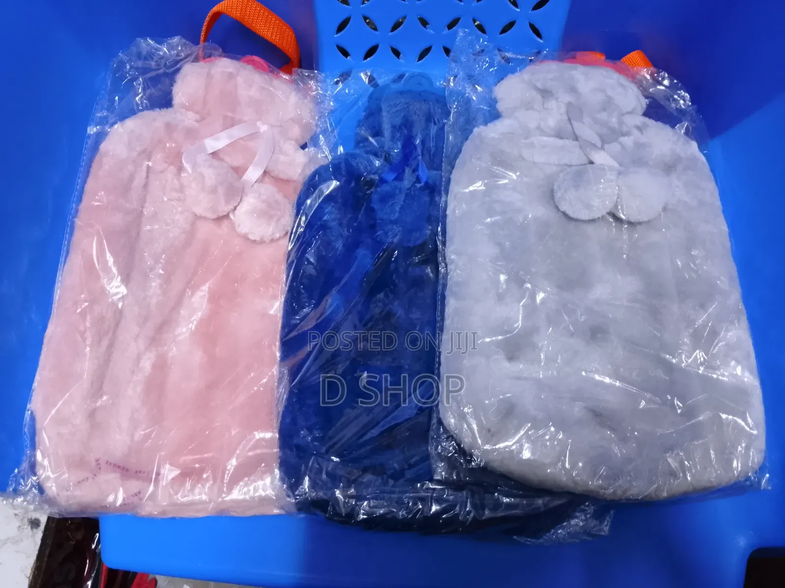 **Hot Water Bottle With Faux Fleece**