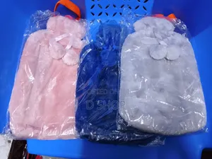 **Hot Water Bottle With Faux Fleece**