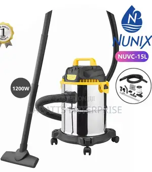 Nunix 15L Wet Dry Vacuum Cleaner