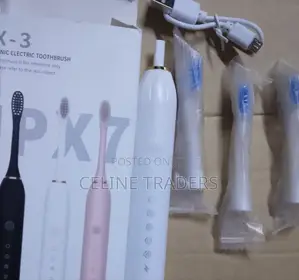 Sonic Electric Tooth Brush With 3 Head Brush Head