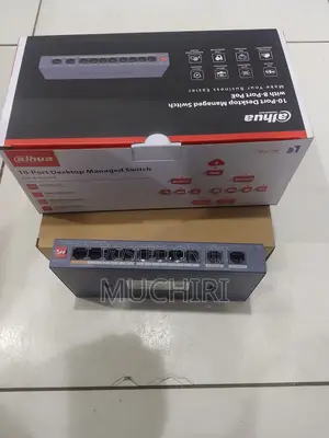 Dahua Poe Switch- 8 Port Poe Switch for Cameras With 2 Uplink Port