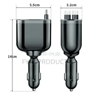 5 in 1 Retractable Car Charger