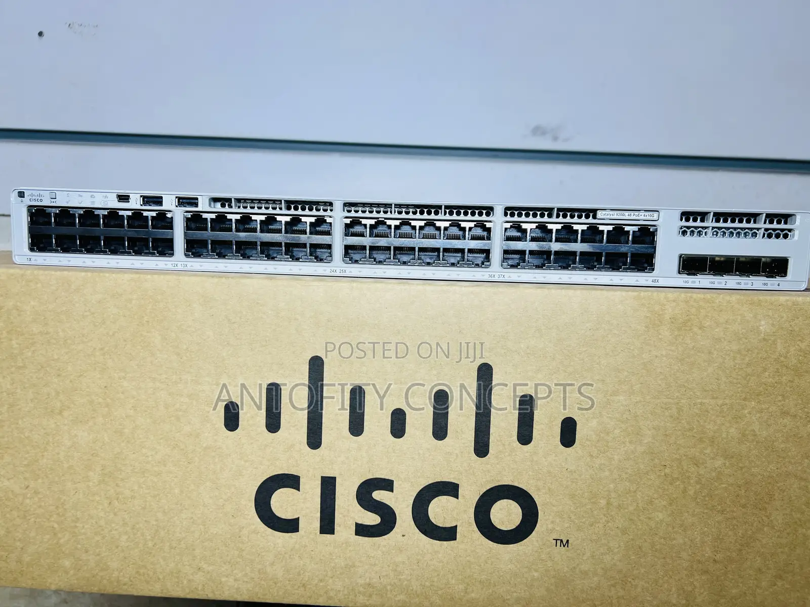 C9200l-48p-4x-E Cisco Catalyst 9200L Switch, 48 PoE+ Ports 4x10G SFP