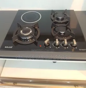 BOLESI 3 Gas + 1 Infrared Electric Inbuilt Hob