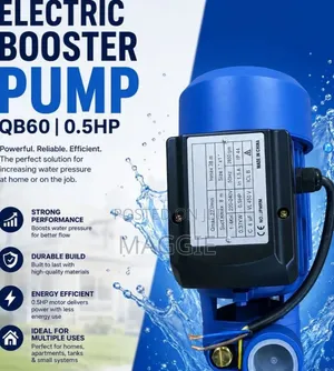 Electric Booster Pump 0.5 HP