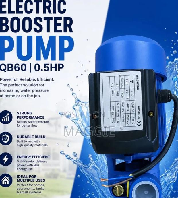 Electric Booster Pump 0.5 HP - thumbnail 2