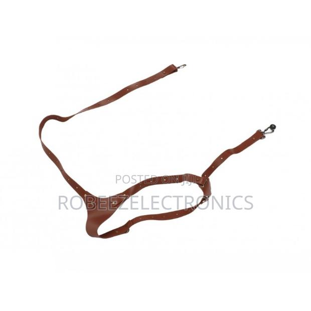 Leather Camera Single Shoulder Strap, Brown (Left Shoulder) - thumbnail 2