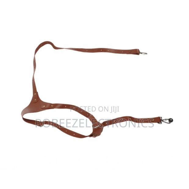 Leather Camera Single Shoulder Strap, Brown (Left Shoulder) - thumbnail 3