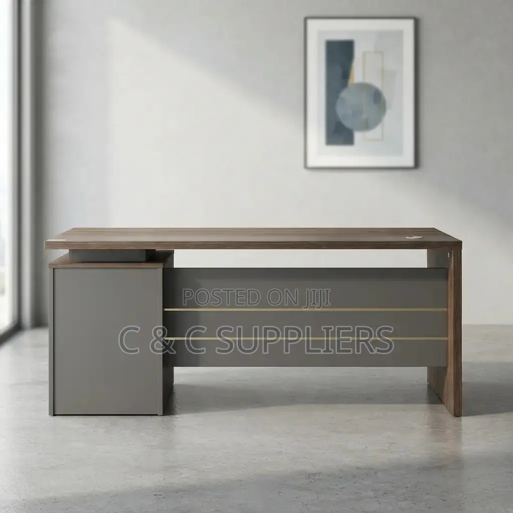 Executive Advanced Desk With Drawers-160cm