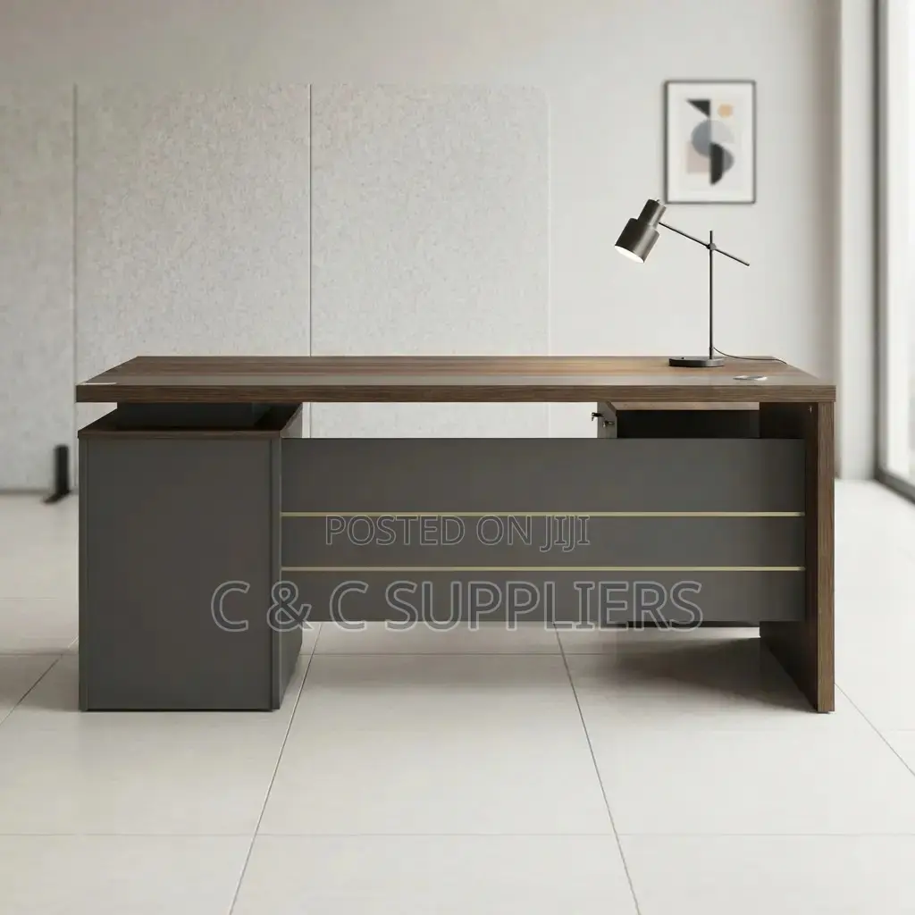 Executive Advanced Desk With Drawers-160cm