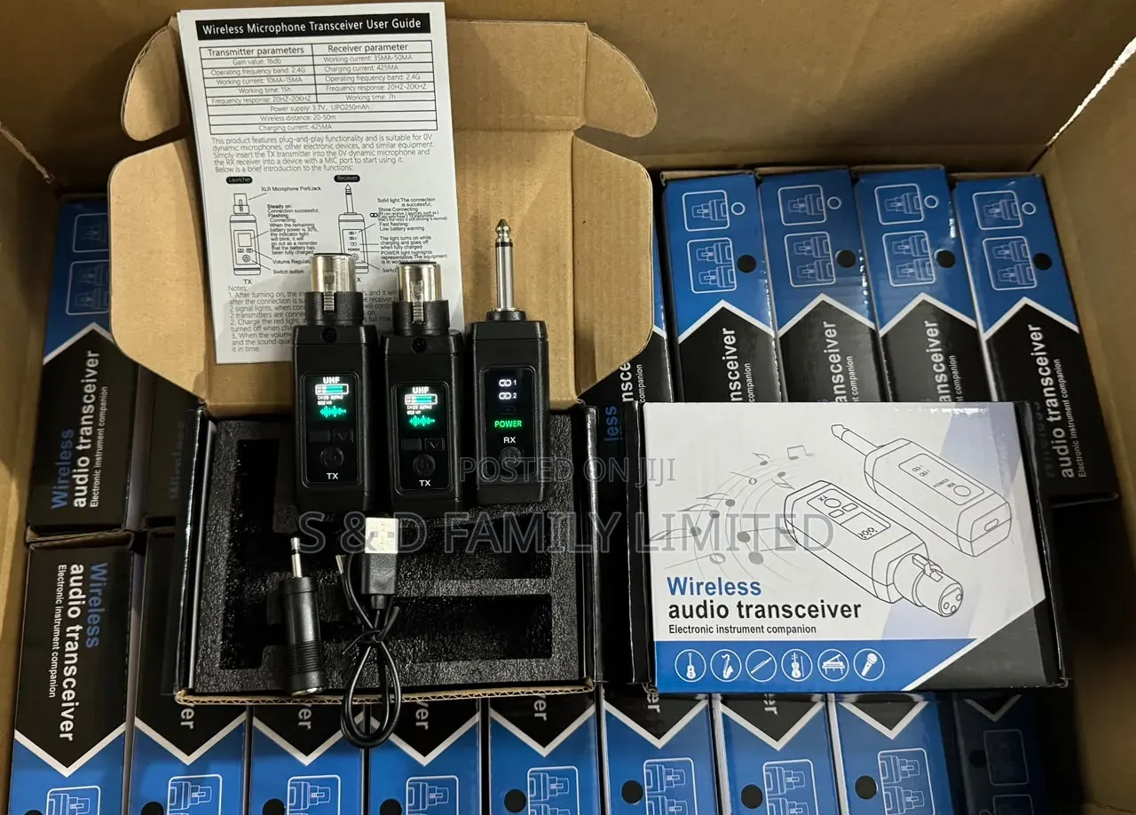 Double Wire Microphone to Wireless Microphone Converter