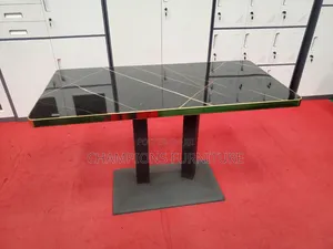 Black and Gold Marble Top Table