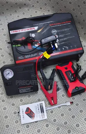 High Power Portable Car Jump Starter With Air Compressor