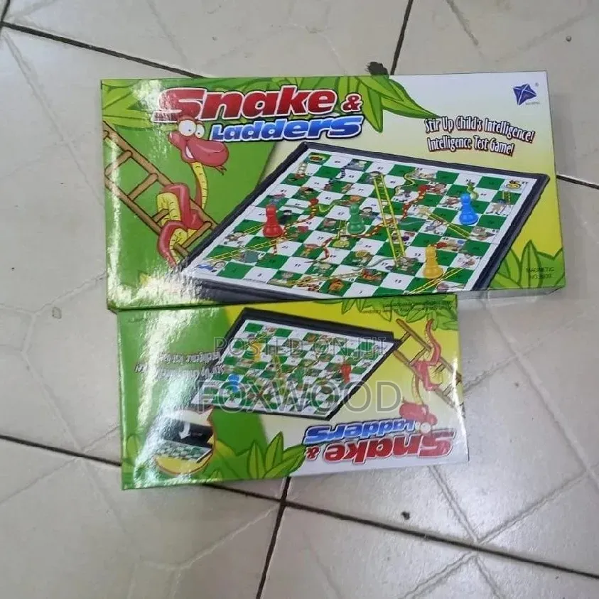 Snake Ladders Magnetic Game Large Size