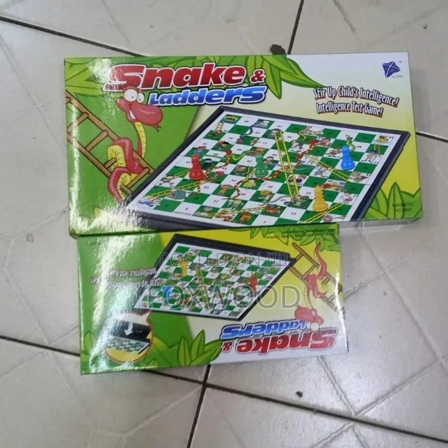 Snake Ladders Magnetic Game Large Size