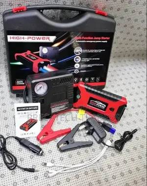 High Power Portable Car Jump Starter With Air Compressor