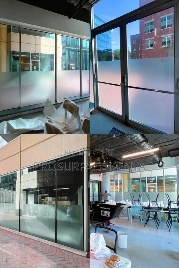 Premium Frosted Window Film | Privacy Without Blocking Light - main view
