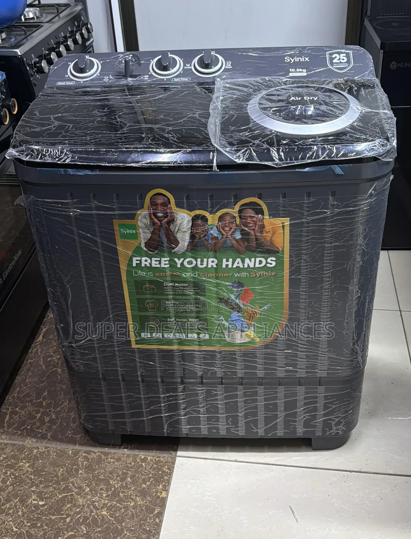 10kgs Twin Tab Washing Machine