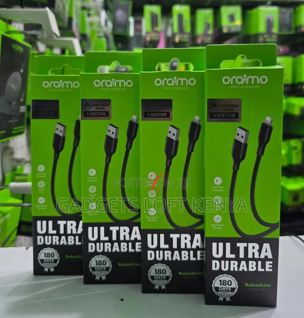 Oraimo RobustLine OCD-114L iPhone/Lightning USB Cables - main view
