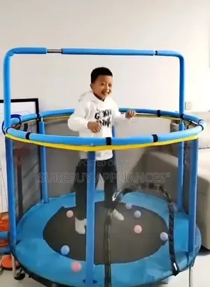 4ft Kids Trampoline With Strong Steel Frame for Indoor Outdoor