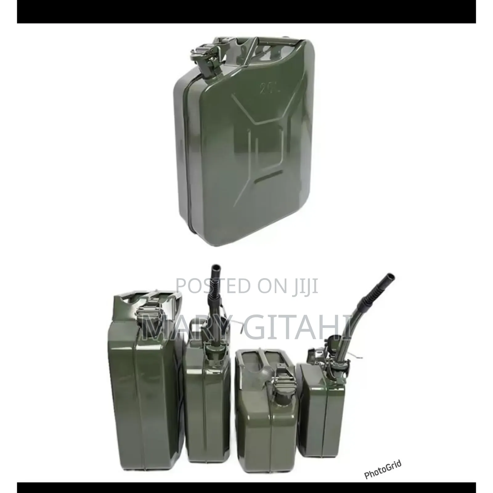 Heavy Duty Metallic Fuel Backup Jerican, Comes With Pouring Spout
10l