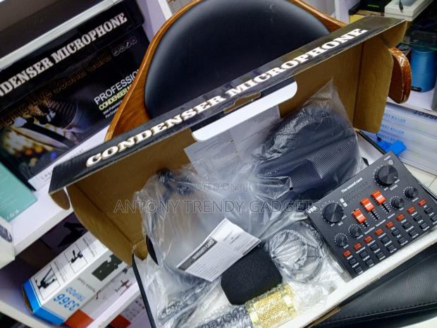 BM800 Recording Microphone With V8 Mixer for PC Phone - main view