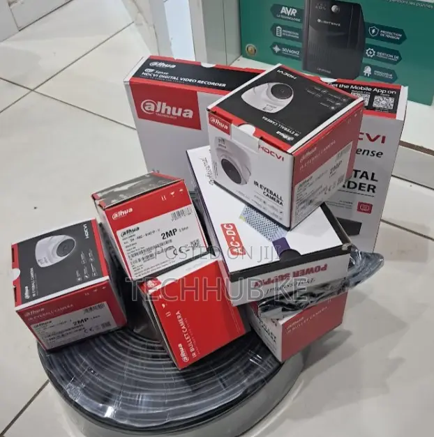 Dahua HD CCTV Kit 4 Cameras, DVR, 500GB HDD Accessories
