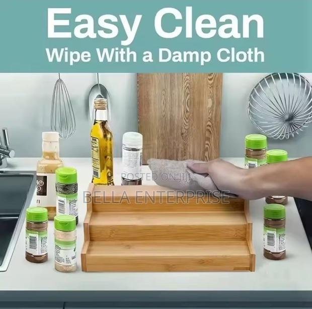 3 Tier Non Expandable Spice Storage Rack - main view