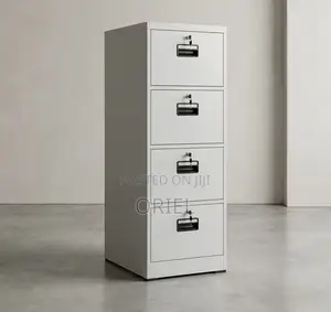 Office Cabinet : 4-Drawer Steel Filing Cabinet Each With Key