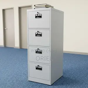 Office Cabinet : 4-Drawer Steel Filing Cabinet Each With Key