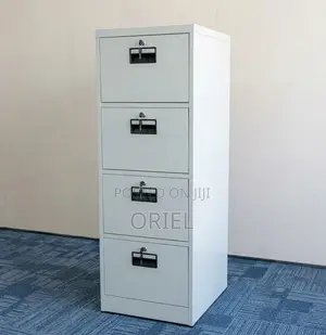 Office Cabinet : 4-Drawer Steel Filing Cabinet Each With Key