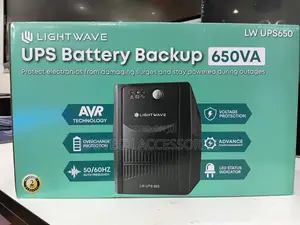 Lightwave 650VA UPS - Black
