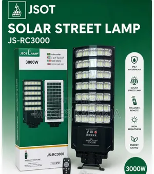 High Brightness 5000W Solar Street Light With Remote