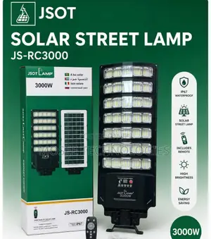 High Brightness 5000W Solar Street Light With Remote
