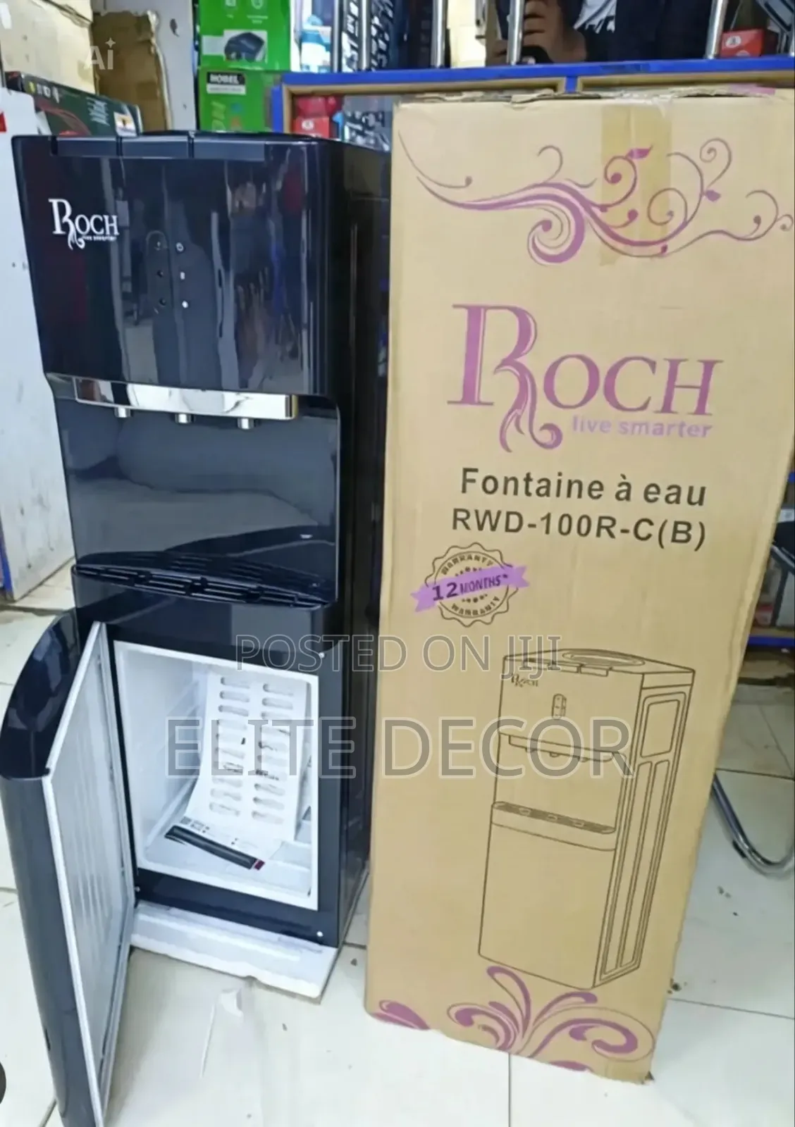 Roch Executive 3-Tap Standing Water Dispenser – Hot, Normal Cold