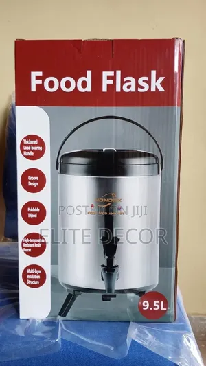 Honorx 9.5L Stainless Steel Hot Cold Food Flask With Stand