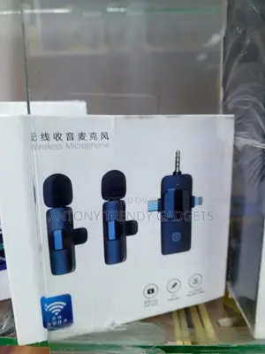 3-in-1 Dual Wireless Lavalier Microphone for iPhone Android