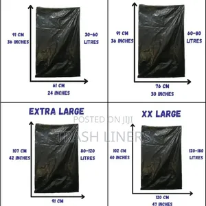 New Black Bin Liners for Sale – Durable Affordable