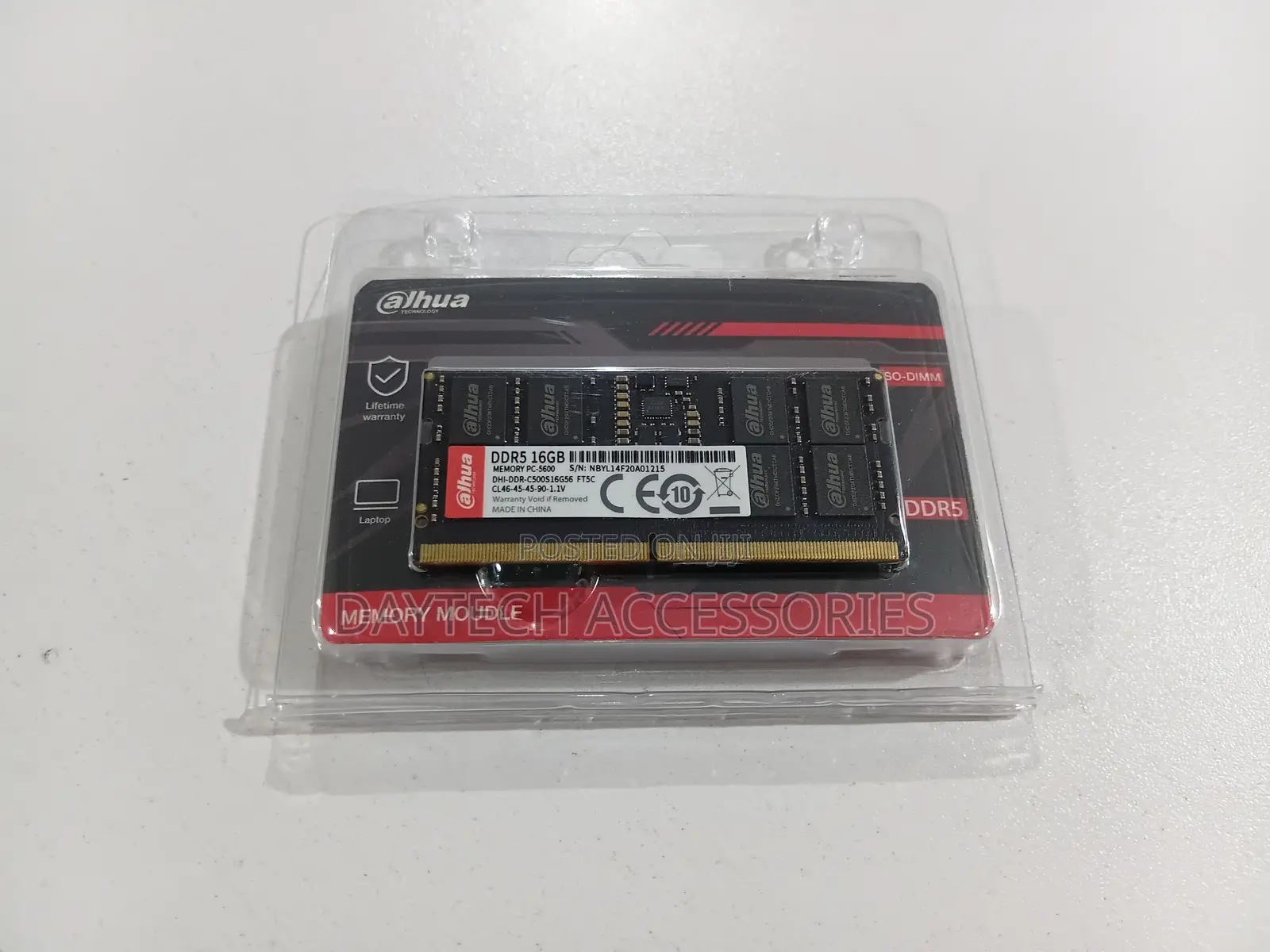 Dahua 16GB DDR5 5600MHz Laptop RAM
